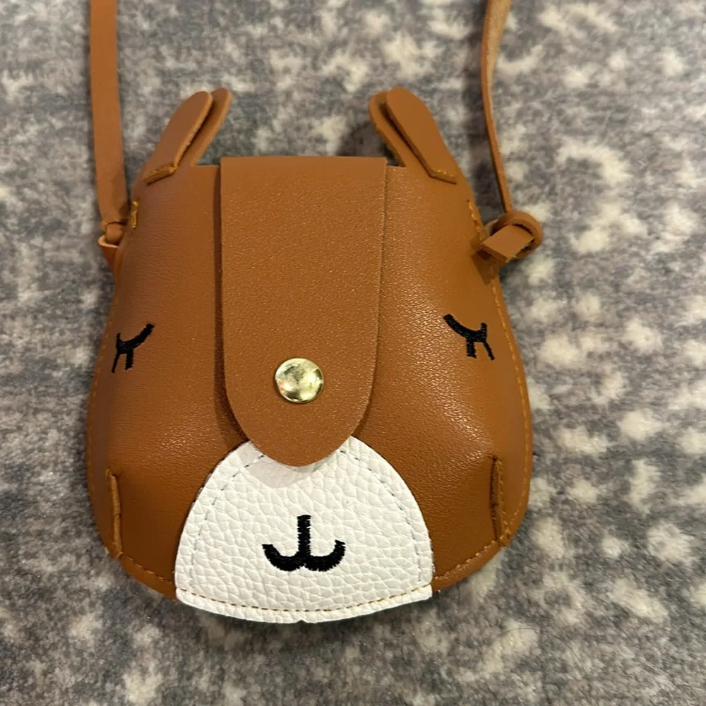 Leather Llama Mini Crossbody